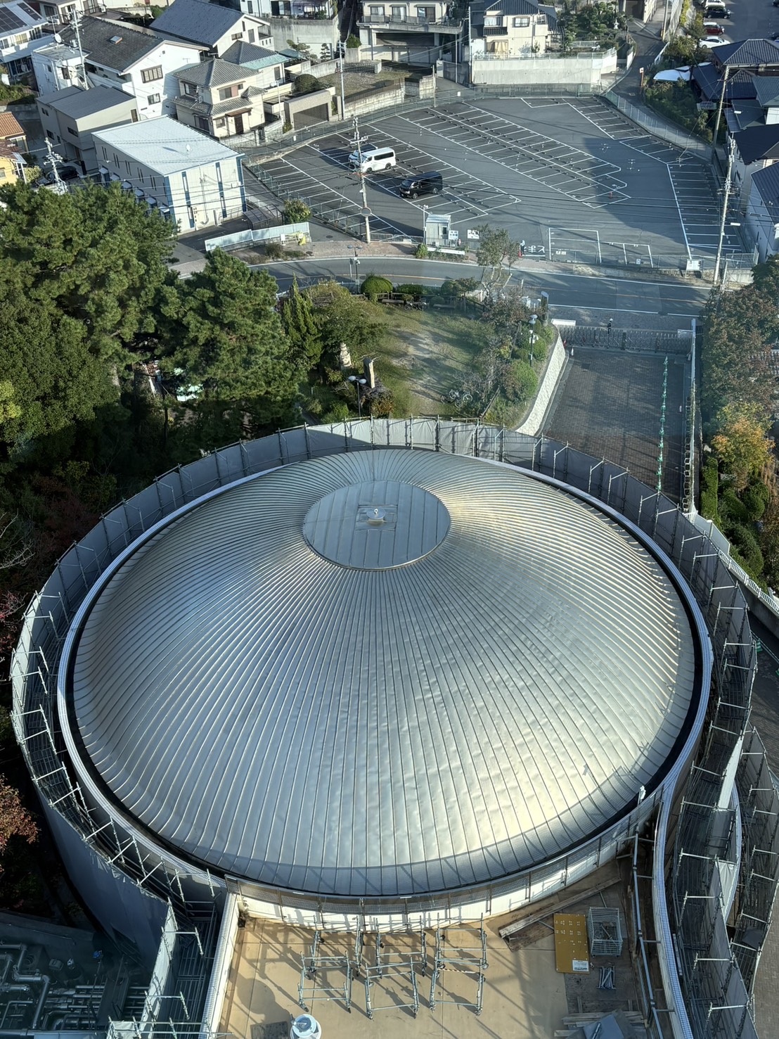 明石天文科学館外壁改修工事